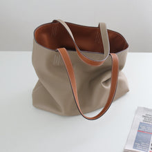 Load image into Gallery viewer, Double-sided leather bag
