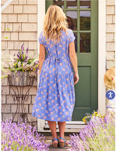 Load image into Gallery viewer, April Cornell sweet hydrangea dropwaist dress
