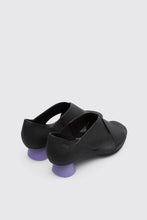 Load image into Gallery viewer, purple heeled shoes
