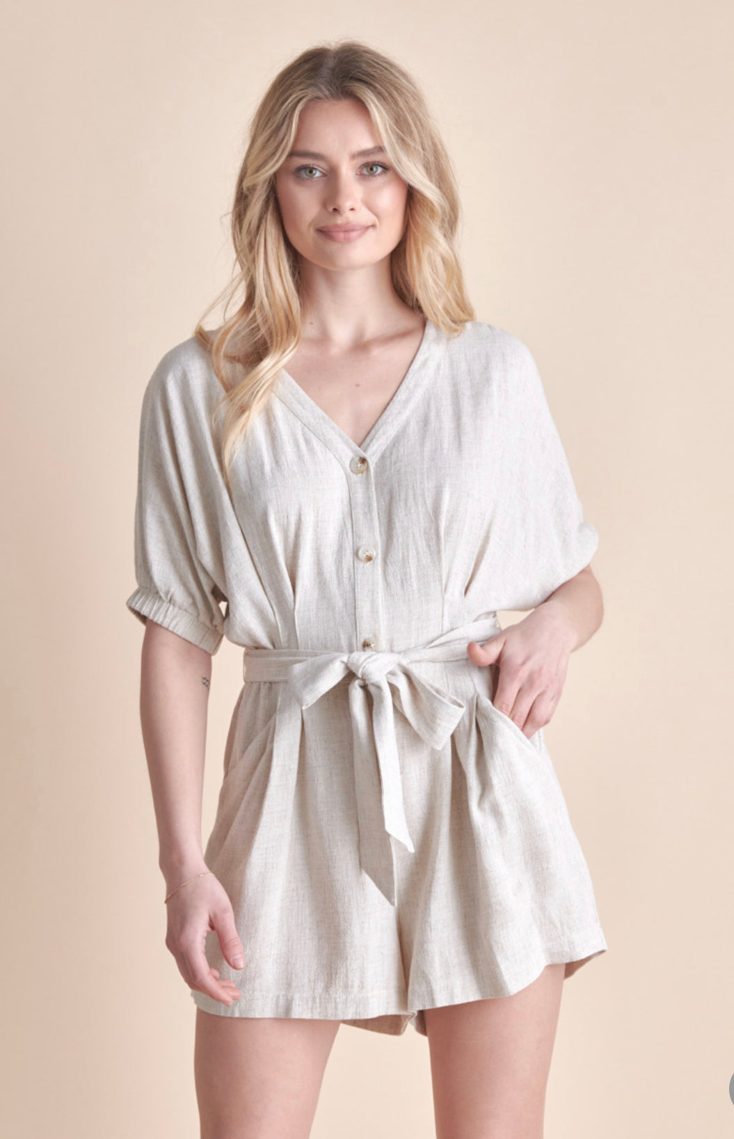 Button Down Romper